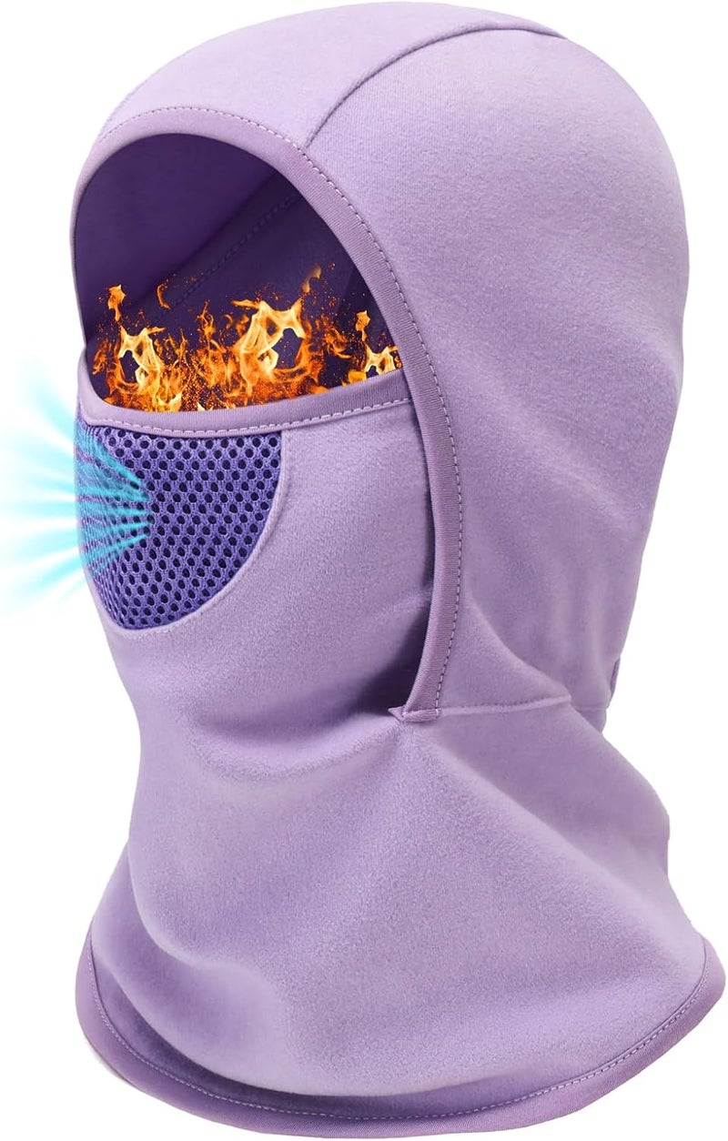 Outrip Breathable Kids Balaclava Ski Mask for Boys Girls - Windproof Fleece Winter Face Mask Cover for Cold Weather - Image 1